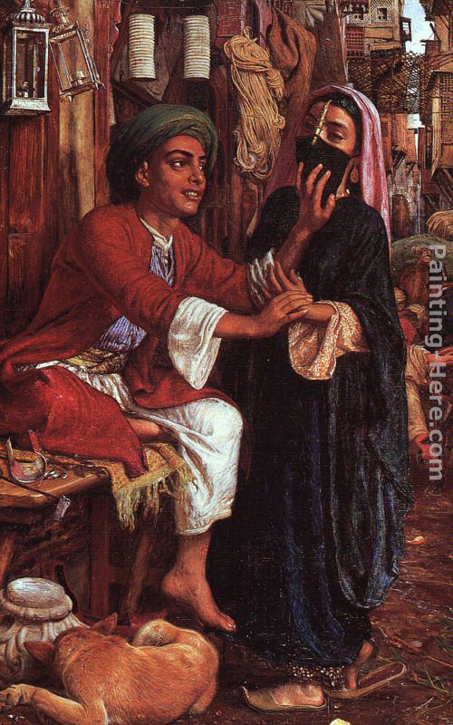 The Lantern Maker's Courtship painting - William Holman Hunt The Lantern Maker's Courtship art painting